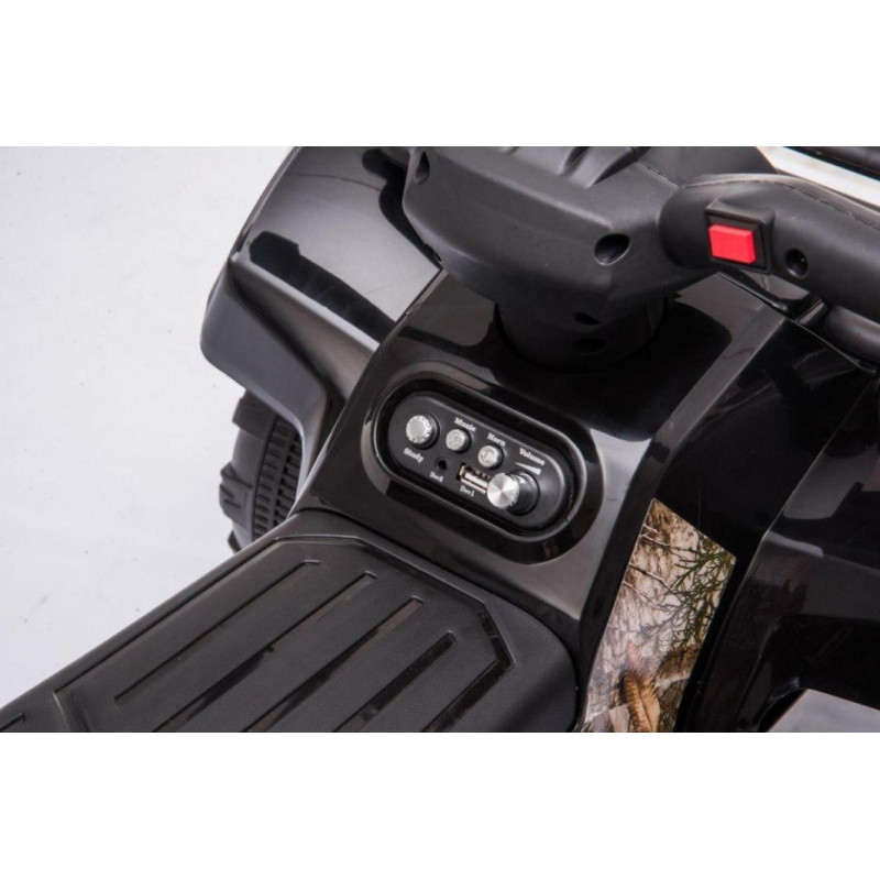 Дитячий акумуляторний квадроцикл Storm Чорний