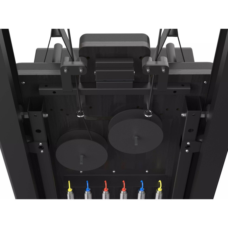 Реформер для пілатесу Toorx Liveness PTX7500, чорний