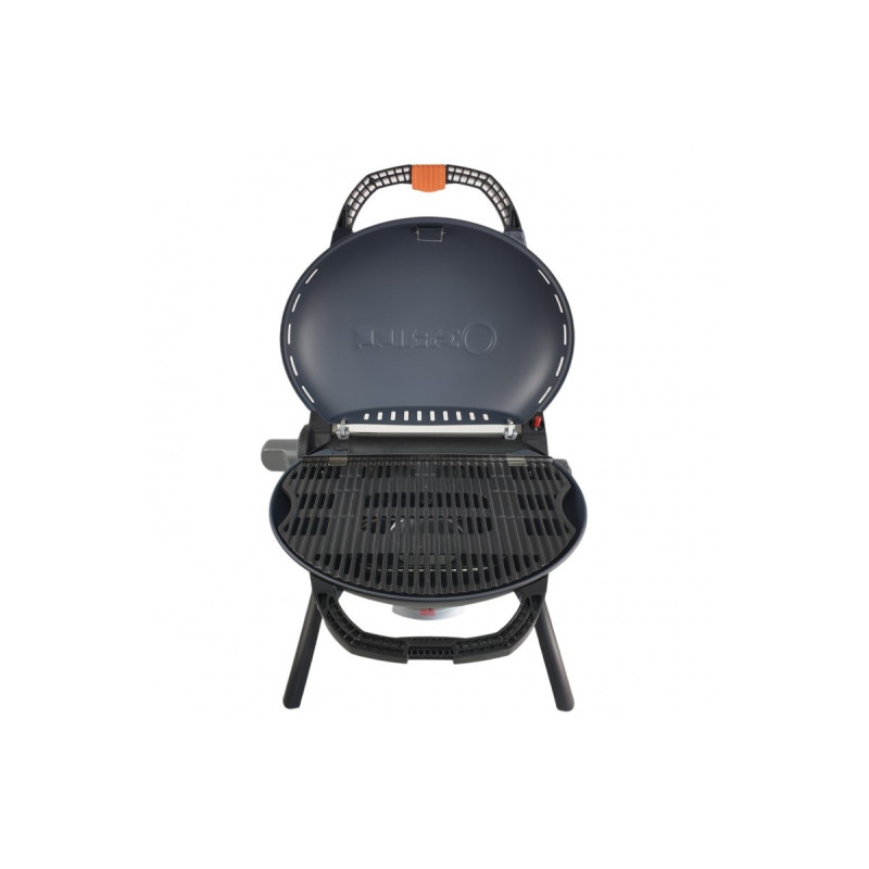 КОМПЛЕКТ Портативний переносний газовий гриль O-GRILL 600T, срібло + шланг в подарунок! Код: 011681