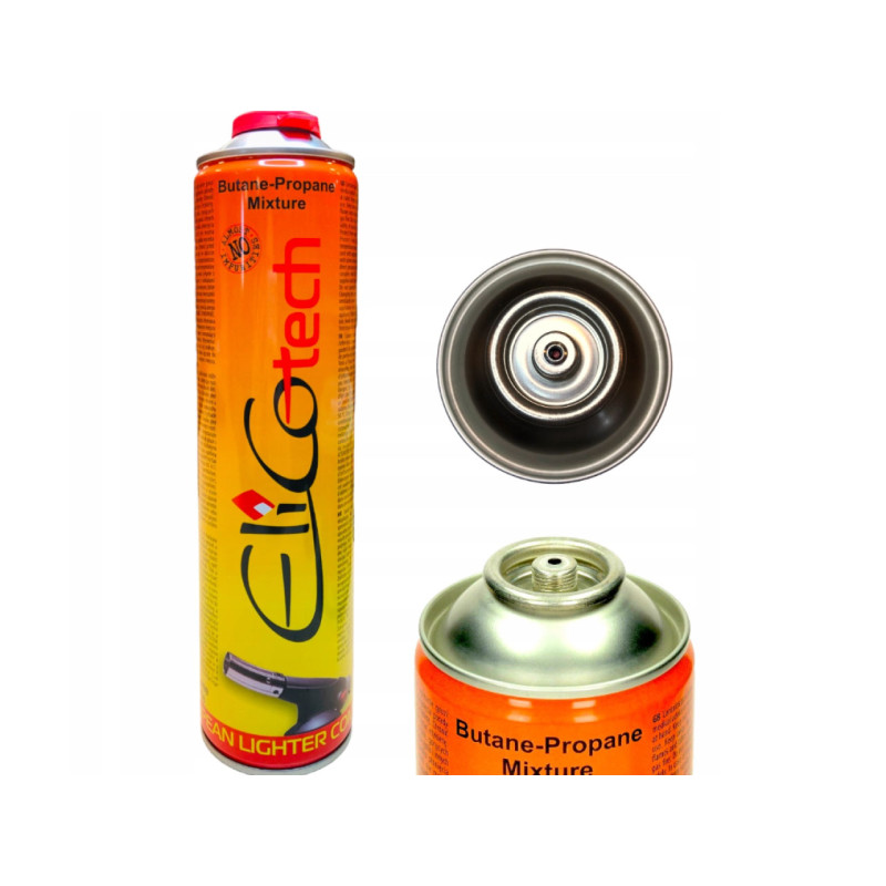 Газовий картридж різьбовий ElicoTech 330 гр 600 мл 777673 Код: 013600