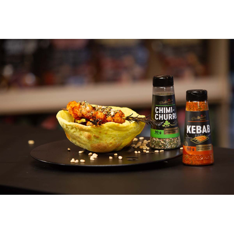 Суміш спецій Delicia's Spices Kebab для кебабу 160 г 241676 Код: 013256