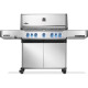 Газовий гриль Napoleon Prestige P 650 з бічною конфоркою Sizzle Zone та вертілем (69632) нерж сталь P665VRSIBPSS Код: 013839
