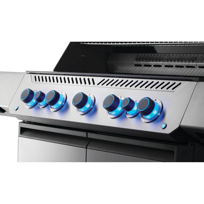 Газовий гриль Napoleon Prestige P 650 з бічною конфоркою Sizzle Zone та вертілем (69632) нерж сталь P665VRSIBPSS Код: 013839