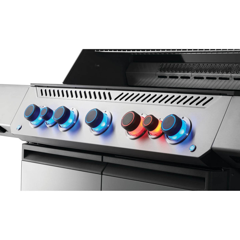 Газовий гриль Napoleon Prestige P 650 з бічною конфоркою Sizzle Zone та вертілем (69632) нерж сталь P665VRSIBPSS Код: 013839