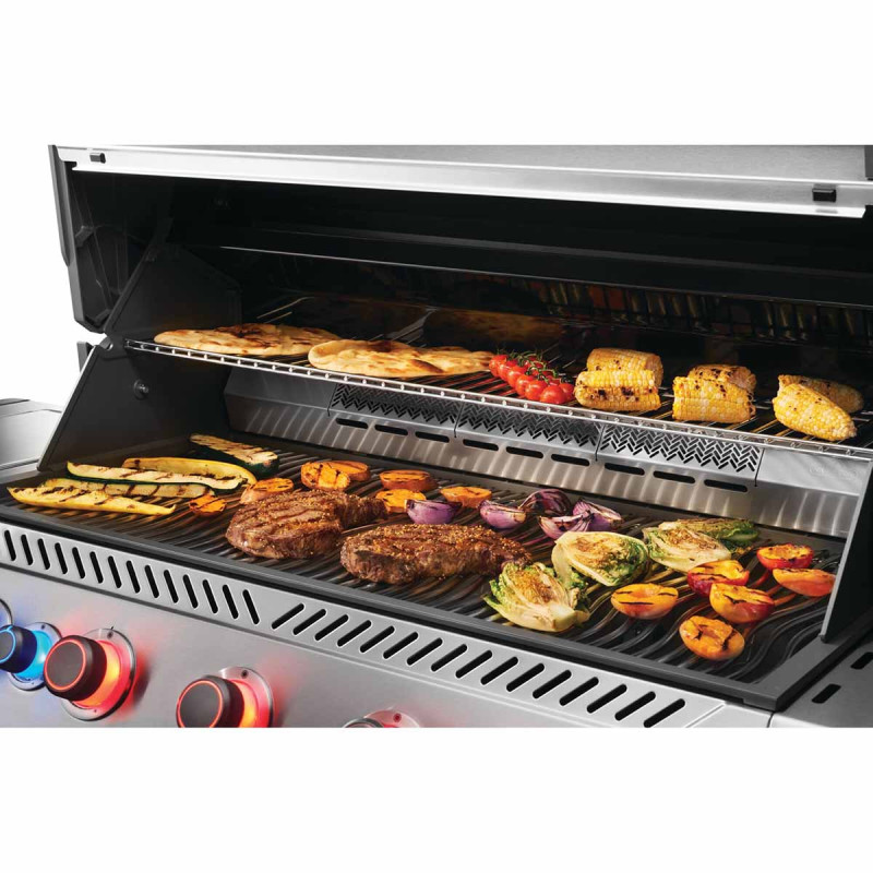 Газовий гриль Napoleon Prestige P 650 з бічною конфоркою Sizzle Zone та вертілем (69632) нерж сталь P665VRSIBPSS Код: 013839