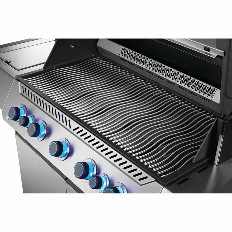 Газовий гриль Napoleon Prestige P 650 з бічною конфоркою Sizzle Zone та вертілем (69632) нерж сталь P665VRSIBPSS Код: 013839