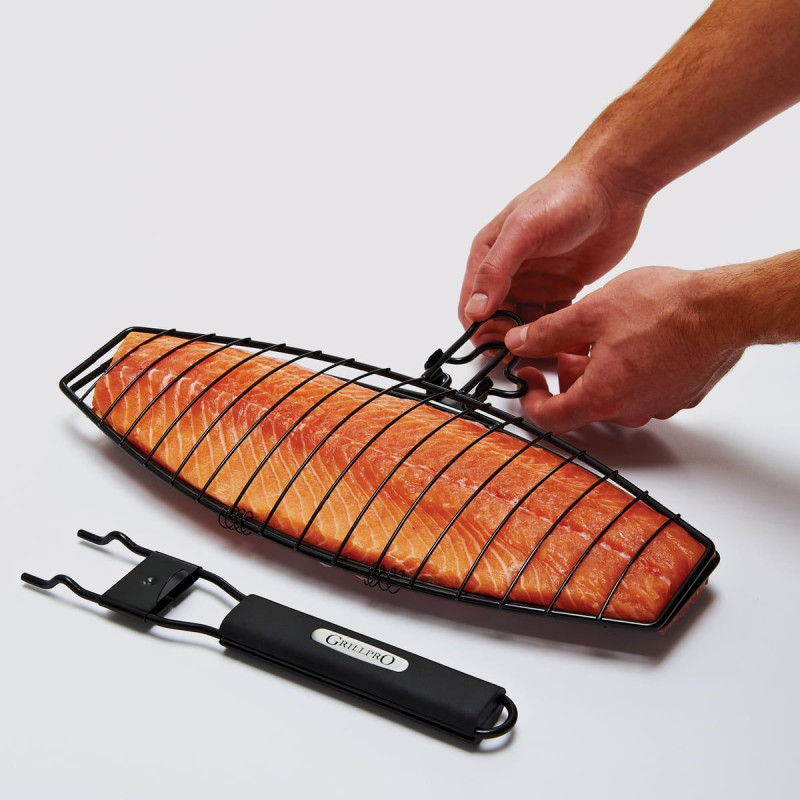 Сітка для риби із зйомною ручкою GrillPro 21015 Код: 007391