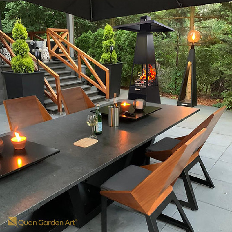 Обігрівач на дровах Quan Garden Master, чорний QN94923 Код: 009794