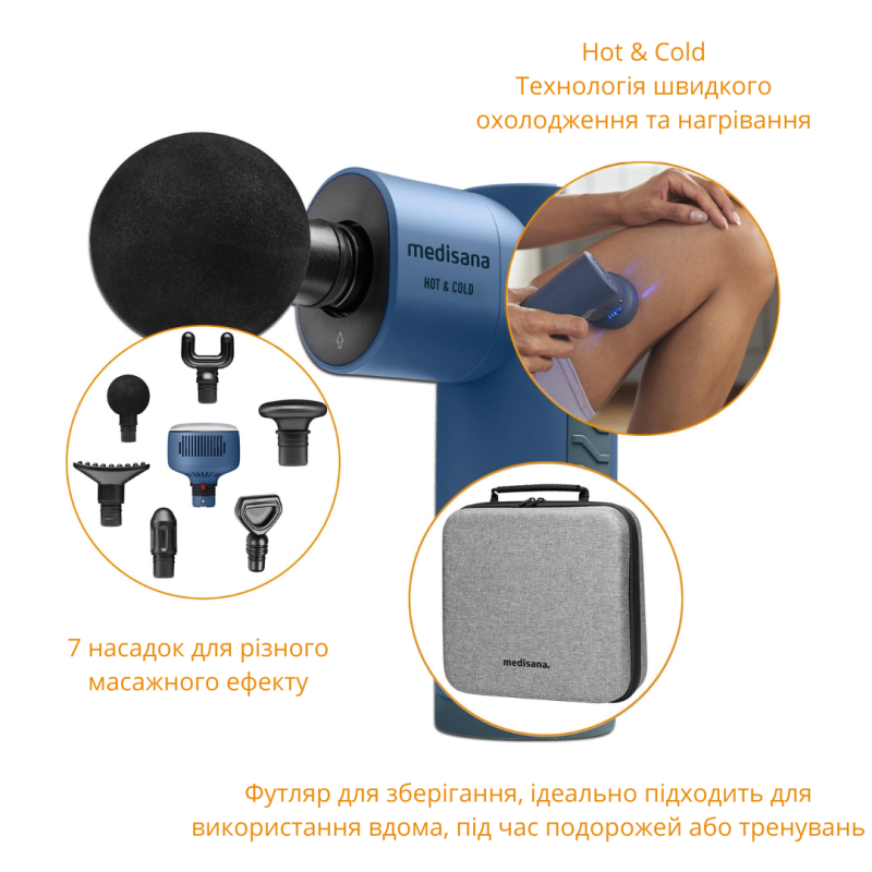 Масажер з функцією Hot & Cold MG 600 Medisana (MG 600-2130)