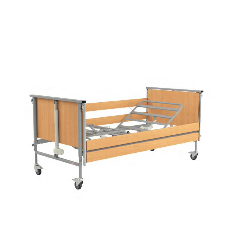 Ліжко реабілітаційне RehaBed Taurus 2 стандарт металеве SIL бук (Nursing care bed TAURUS 2-2604)
