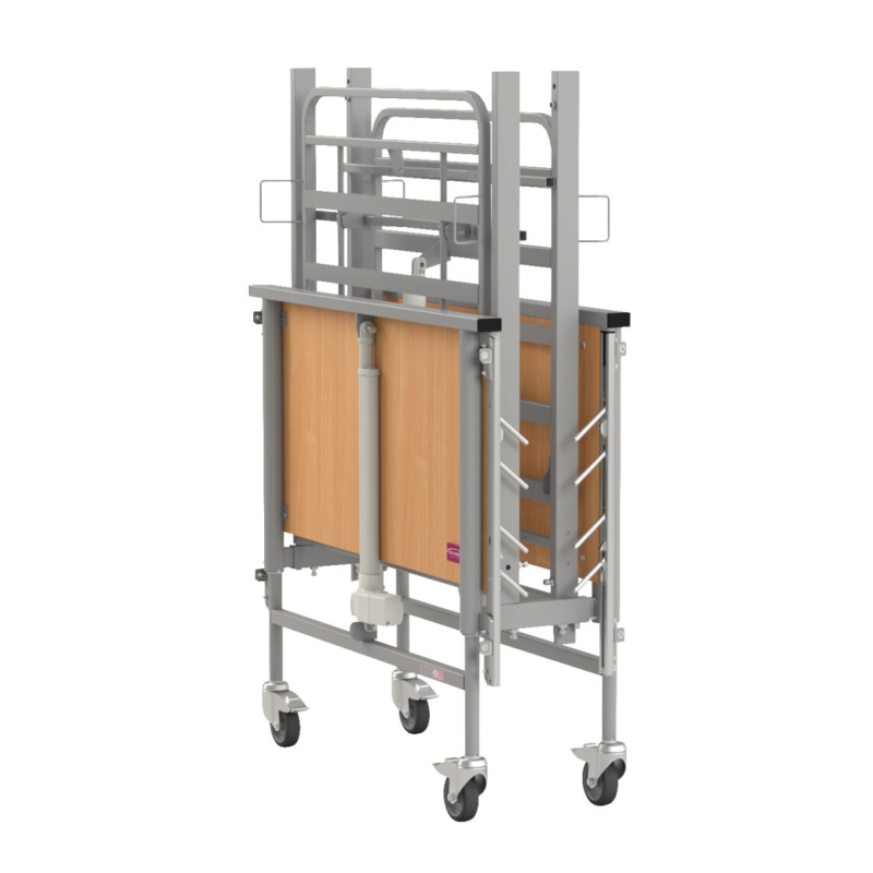 Ліжко реабілітаційне RehaBed Taurus 2 стандарт металеве SIL бук (Nursing care bed TAURUS 2-2604)