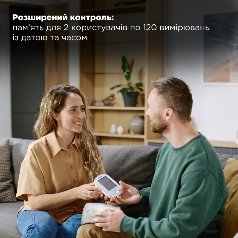 Автоматичний тонометр B.Well TH-75 з виявленням фібриляції передсердь AFib (TH-75-2650)