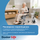 Крісло-стілець туалетний на колесах Doctor Life 10585NB з відром (-2857)