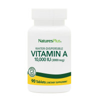Витамин А, Vitamin A, Natures Plus, 10,000 МЕ, 90 таблеток