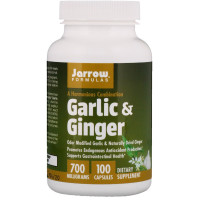 Чеснок и Имбир, Jarrow Formulas, 700 мг, 100 капсул
