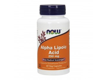 Альфа-ліпоєва кислота 250 мг, Alpha Lipoic Acid, Now Foods, 60 капсул