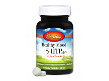 5-HTP (Гідрокситриптофан), 50мг, Healthy Mood, Carlson, 60 таблеток