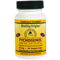Пикногенол, Pycnogenol, Здоровое Начало, 30 мг, 30 капсул