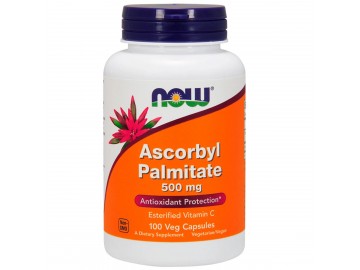 Аскорбіл Пальмітат, Ascorbyl Palmitate, Now Foods, 500 мг, 100 вегетаріанських капсул