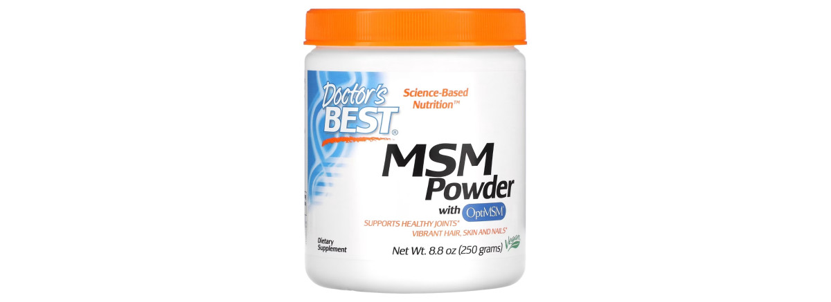 МСМ в порошку, Метилсульфонілметан, MSM Powder with OptiMSM, Doctor's Best, 250 гр
