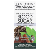 Грибы для нормализации уровня сахара, MycoBotanicals, Blood Sugar, Fungi Perfecti, 60 капсул