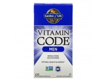 Чоловічі мультивітаміни, Vitamin Code, Garden of Life, 120 вегетаріанських капсул