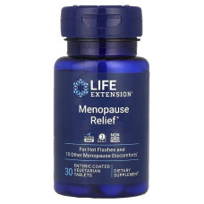 Полегшення симптомів менопаузи, 4 мг, Menopause Relief, Life Extension, 30 таблеток