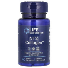 Коллаген неденатурированный II тип, 40 мг, NT2 Collagen, Life Extension, 60 мини капсул