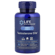 Чоловіче здоров'я, Men's Health, Testosterone Elite, Life Extension, 30 вегетаріанських капсул