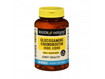 Глюкозамін Хондроітин, Glucosamine Chondroitin, Mason Natural, 100 капсул