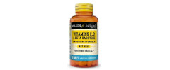 Антиоксидант Вітаміни A, E, C, Vitamin E, C & Beta Carotene, Mason Natural, 60 таблеток