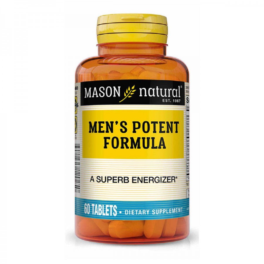 Чоловіча формула потенції, Men's Potent Formula, Mason Natural, 60 таблеток