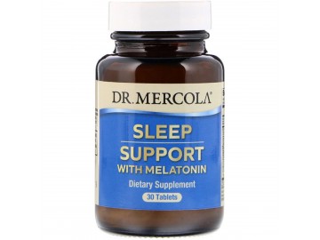 Підтримка сну з мелатоніном, Sleep Support with Melatonin, Dr. Mercola, 30 таблеток