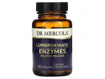 Ферменти для травлення білка, Люмброкіназа, Lumbrokinase Enzymes, Dr. Mercola, 30 капсул