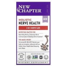 Здоров'я нервової системи, Holistic Nerve Health, New Chapter, 30 капсул