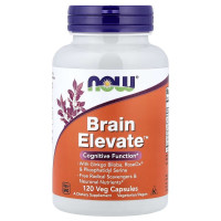 Комплекс для Підтримки Мозку, Brain Elevate, Now Foods, 120 Вегетаріанських Капсул