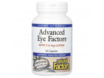 Здоровий зір, Advanced Eye Factors, Natural Factors, 60 капсул