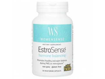 Гормональний баланс, WomenSense, EstroSense, Hormone Balancing, Natural Factors, 60 вегетаріанських капсул