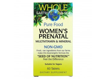 Мультивітаміни та мінерали для вагітних, Women's Prenatal Multivitamin & Mineral, Natural Factors, 60 таблеток