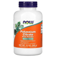 Цитрат Калия, Potassium Citrate Pure Powder, Now Foods, 340 г