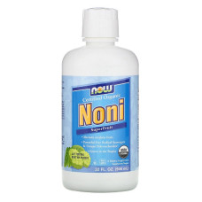 Органический Нони, сок суперфруктов, Now Foods, Noni SuperFruit Juice, 32 жидкие унции (946 мл)