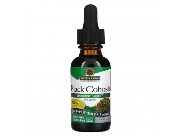 Клопогон, 950 мг, без спирту, Black Cohosh, Alcohol-Free, Nature's Answer, 30 мл