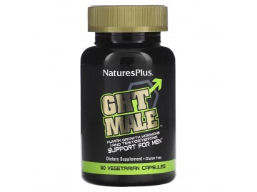 Підсилювач Тестостерону для Чоловіків, GHT Male, Natures Plus, 90 капсул