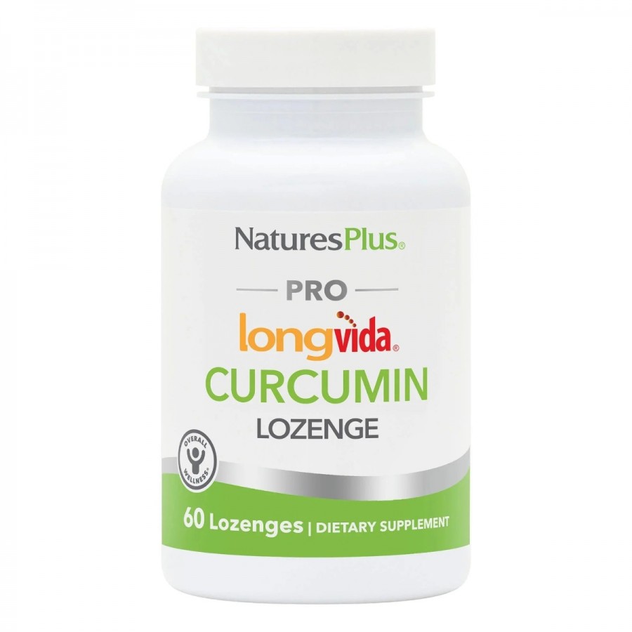 Куркумін, 500 мг, Pro Longvida Curcumin, Natures Plus, 60 льодяників