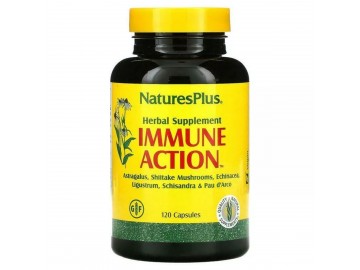 Імуностимулюючий комплекс, Immune Action, Natures Plus, 120 рослинних капсул