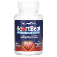 Комплекс для Поддержки Сердечно-Сосудистой Системы, Heart Beat, Natures Plus, 90 таблеток