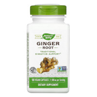 Корень Имбиря, 550 мг, Ginger Root, Nature's Way, 180 капсул