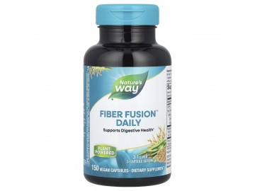 Клітковина, Fiber Fusion Daily, Nature's Way, 150 вегетаріанських капсул