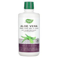 Алое вера, листовий гель і сік, Aloe Vera Leaf Gel & Juice, Nature's Way, 1000 мл