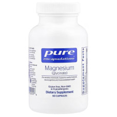 Магній гліцинат, 105 мг, Magnesium Glycinate, Life Extension, 90 вегетаріанських капсул